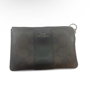 Coach Dark Brown Leather Wallet